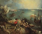 有伊卡洛斯坠落的风景 - 老彼得·勃鲁盖尔